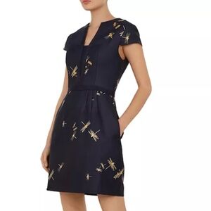 Ted Baker Hartty Dragonfly Jacquard Dress